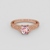 1.14 Ct. Bi Color Sapphire Ring, 14K Rose Gold 1
