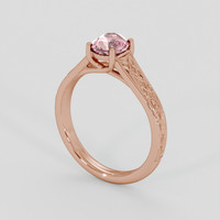 1.14 Ct. Bi Color Sapphire Ring, 14K Rose Gold 2