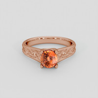 1.02 Ct. Bi Color Sapphire Ring, 14K Rose Gold 1