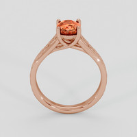 1.02 Ct. Bi Color Sapphire Ring, 14K Rose Gold 3