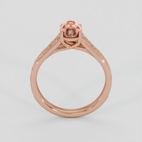 1.34 Ct. Bi Color Sapphire Ring, 18K Rose Gold 3