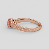 1.34 Ct. Bi Color Sapphire Ring, 18K Rose Gold 4