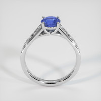 2.06 Ct. Blue Sapphire Ring, 10K White Gold 3