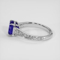3.54 Ct. Color Change Sapphire Ring, 18K White Gold 4