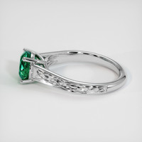 1.68 Ct. Emerald Ring, 18K White Gold 4