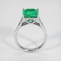 3.05 Ct. Emerald Ring, 18K White Gold 3