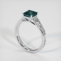 1.60 Ct. Sapphire Ring, 18K White Gold 2
