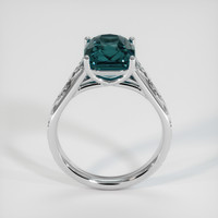 3.53 Ct. Sapphire Ring, 18K White Gold 3