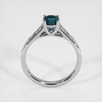 0.94 Ct. Sapphire Ring, 18K White Gold 3