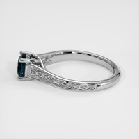 0.94 Ct. Sapphire Ring, 18K White Gold 4