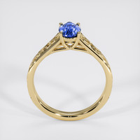 1.02 Ct. Blue Sapphire Ring, 14K Yellow Gold 3