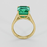 8.16 Ct. Emerald Ring, 18K Yellow Gold 3