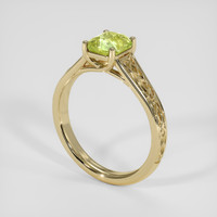 1.63 Ct. Gemstone Ring, 18K Yellow Gold 2