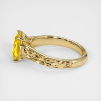2.59 Ct. Sapphire Ring, 18K Yellow Gold 4