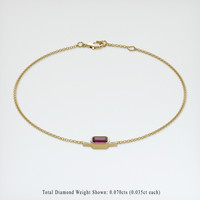 <span>0.71</span>&nbsp;<span class="tooltip-light">Ct.Tw.<span class="tooltiptext">Total Carat Weight</span></span> Ruby Bracelet, 18K Yellow Gold 2