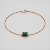 <span>1.04</span>&nbsp;<span class="tooltip-light">Ct.Tw.<span class="tooltiptext">Total Carat Weight</span></span> Gemstone Bracelet, 14K Rose Gold 2