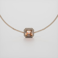 1.15 Ct.Tw. Gemstone Bracelet, 14K Rose Gold 1