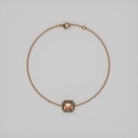 1.15 Ct.Tw. Gemstone Bracelet, 14K Rose Gold 3