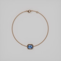 <span>0.94</span>&nbsp;<span class="tooltip-light">Ct.Tw.<span class="tooltiptext">Total Carat Weight</span></span> Gemstone Bracelet, 14K Rose Gold 3