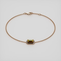 <span>0.89</span>&nbsp;<span class="tooltip-light">Ct.Tw.<span class="tooltiptext">Total Carat Weight</span></span> Gemstone Bracelet, 14K Rose Gold 2