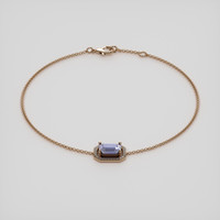 1.06 Ct.Tw. Gemstone Bracelet, 14K Rose Gold 2