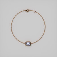 1.06 Ct.Tw. Gemstone Bracelet, 14K Rose Gold 3