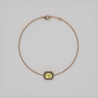 <span>1.03</span>&nbsp;<span class="tooltip-light">Ct.Tw.<span class="tooltiptext">Total Carat Weight</span></span> Gemstone Bracelet, 14K Rose Gold 3