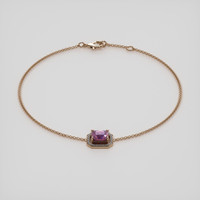 <span>1.03</span>&nbsp;<span class="tooltip-light">Ct.Tw.<span class="tooltiptext">Total Carat Weight</span></span> Gemstone Bracelet, 14K Rose Gold 2