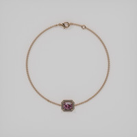 <span>1.03</span>&nbsp;<span class="tooltip-light">Ct.Tw.<span class="tooltiptext">Total Carat Weight</span></span> Gemstone Bracelet, 14K Rose Gold 3