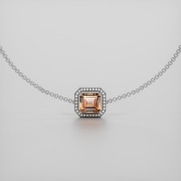 1.15 Ct.Tw. Gemstone Bracelet, 18K White Gold 1