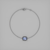 <span>1.20</span>&nbsp;<span class="tooltip-light">Ct.Tw.<span class="tooltiptext">Total Carat Weight</span></span> Gemstone Bracelet, 18K White Gold 3