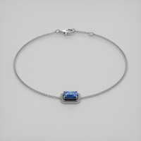 <span>0.94</span>&nbsp;<span class="tooltip-light">Ct.Tw.<span class="tooltiptext">Total Carat Weight</span></span> Gemstone Bracelet, 18K White Gold 2