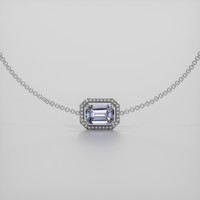 1.06 Ct.Tw. Gemstone Bracelet, 18K White Gold 1