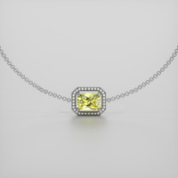 1.03 Ct.Tw. Gemstone Bracelet, 18K White Gold 1