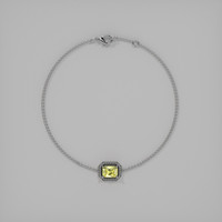 1.03 Ct.Tw. Gemstone Bracelet, 18K White Gold 3