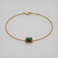 1.04 Ct.Tw. Gemstone Bracelet, 18K Yellow Gold 2