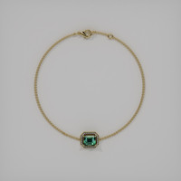 1.04 Ct.Tw. Gemstone Bracelet, 18K Yellow Gold 3