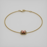 <span>1.15</span>&nbsp;<span class="tooltip-light">Ct.Tw.<span class="tooltiptext">Total Carat Weight</span></span> Gemstone Bracelet, 18K Yellow Gold 2