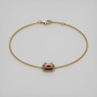 1.15 Ct.Tw. Gemstone Bracelet, 18K Yellow Gold 2