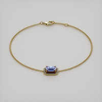 <span>1.20</span>&nbsp;<span class="tooltip-light">Ct.Tw.<span class="tooltiptext">Total Carat Weight</span></span> Gemstone Bracelet, 18K Yellow Gold 2