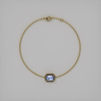 1.20 Ct.Tw. Gemstone Bracelet, 18K Yellow Gold 3