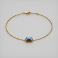 <span>0.94</span>&nbsp;<span class="tooltip-light">Ct.Tw.<span class="tooltiptext">Total Carat Weight</span></span> Gemstone Bracelet, 18K Yellow Gold 2