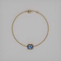 <span>0.94</span>&nbsp;<span class="tooltip-light">Ct.Tw.<span class="tooltiptext">Total Carat Weight</span></span> Gemstone Bracelet, 18K Yellow Gold 3