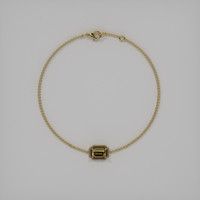 <span>0.89</span>&nbsp;<span class="tooltip-light">Ct.Tw.<span class="tooltiptext">Total Carat Weight</span></span> Gemstone Bracelet, 18K Yellow Gold 3