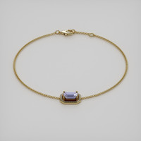 <span>1.06</span>&nbsp;<span class="tooltip-light">Ct.Tw.<span class="tooltiptext">Total Carat Weight</span></span> Gemstone Bracelet, 18K Yellow Gold 2