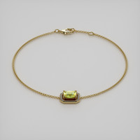 <span>1.03</span>&nbsp;<span class="tooltip-light">Ct.Tw.<span class="tooltiptext">Total Carat Weight</span></span> Gemstone Bracelet, 18K Yellow Gold 2