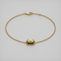 1.03 Ct.Tw. Gemstone Bracelet, 18K Yellow Gold 2