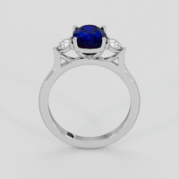 3.12 Ct. Blue Sapphire Ring, Platinum 950 3