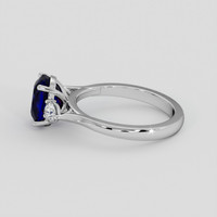 3.12 Ct. Blue Sapphire Ring, Platinum 950 4