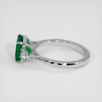 2.02 Ct. Emerald Ring, Platinum 950 4
